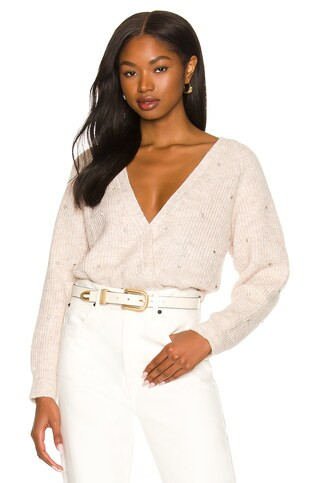 ASTR the Label Serena Sweater in Oatmeal from Revolve.com | Revolve Clothing (Global)