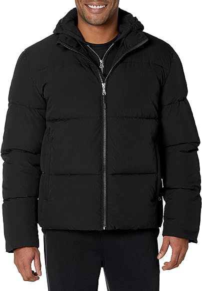 Amazon Essentials Men's Mock Neck Puffer (Available in Big & Tall) | Amazon (US)