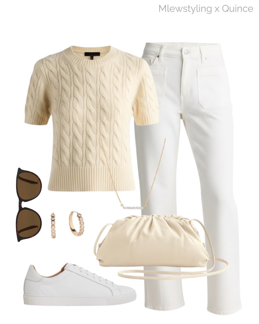 White jeans & butter yellow styled for spring 🤍

#QuincePartner @Quince

#LTKjeans #LTKcanada #LTKstyletip