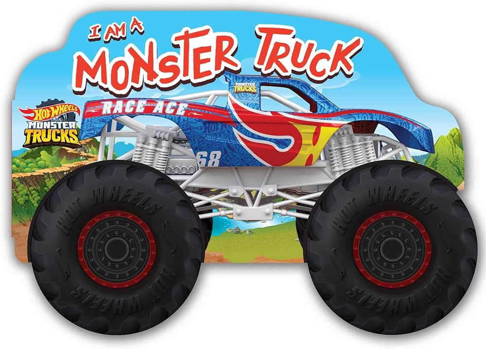 Hot Wheels: I Am a Monster Truck: A Board Book with Wheels | Amazon (US)