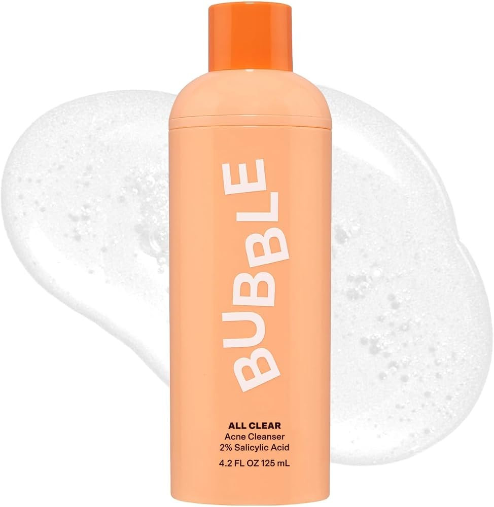 Bubble Skincare All Clear Anti-Breakout Foaming Face Wash - 2% Salicylic Acid Cleanser for Acne-P... | Amazon (US)