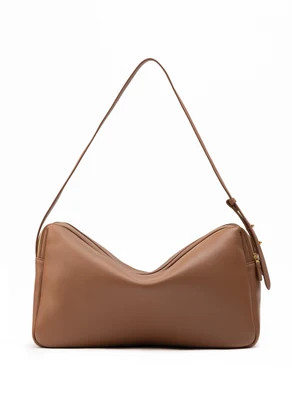 Trousse Large Leather Cognac | Elleme
