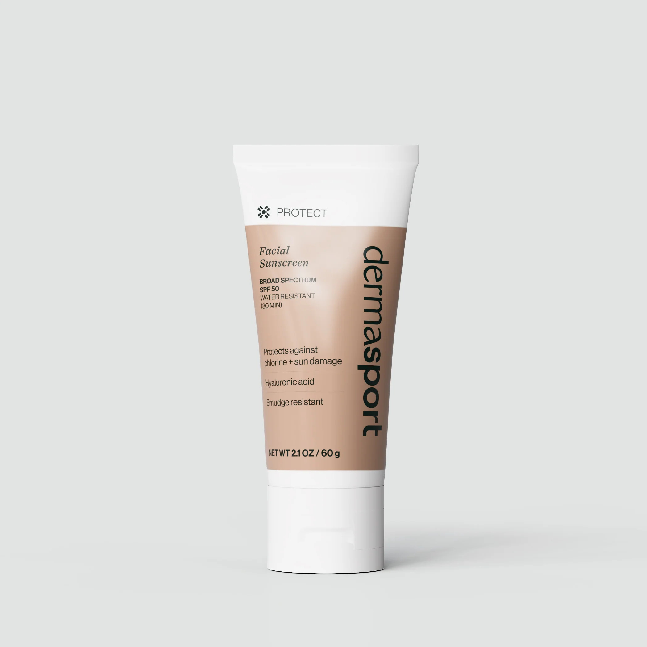 SPF 50 Facial Sunscreen for Athletes | Sweat-Resistant, Mineral, Dermatologist-Approved | Dermasport