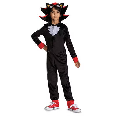 Sega Kids' Sonic the Hedgehog Movie 3 Shadow Halloween Costume L | Target