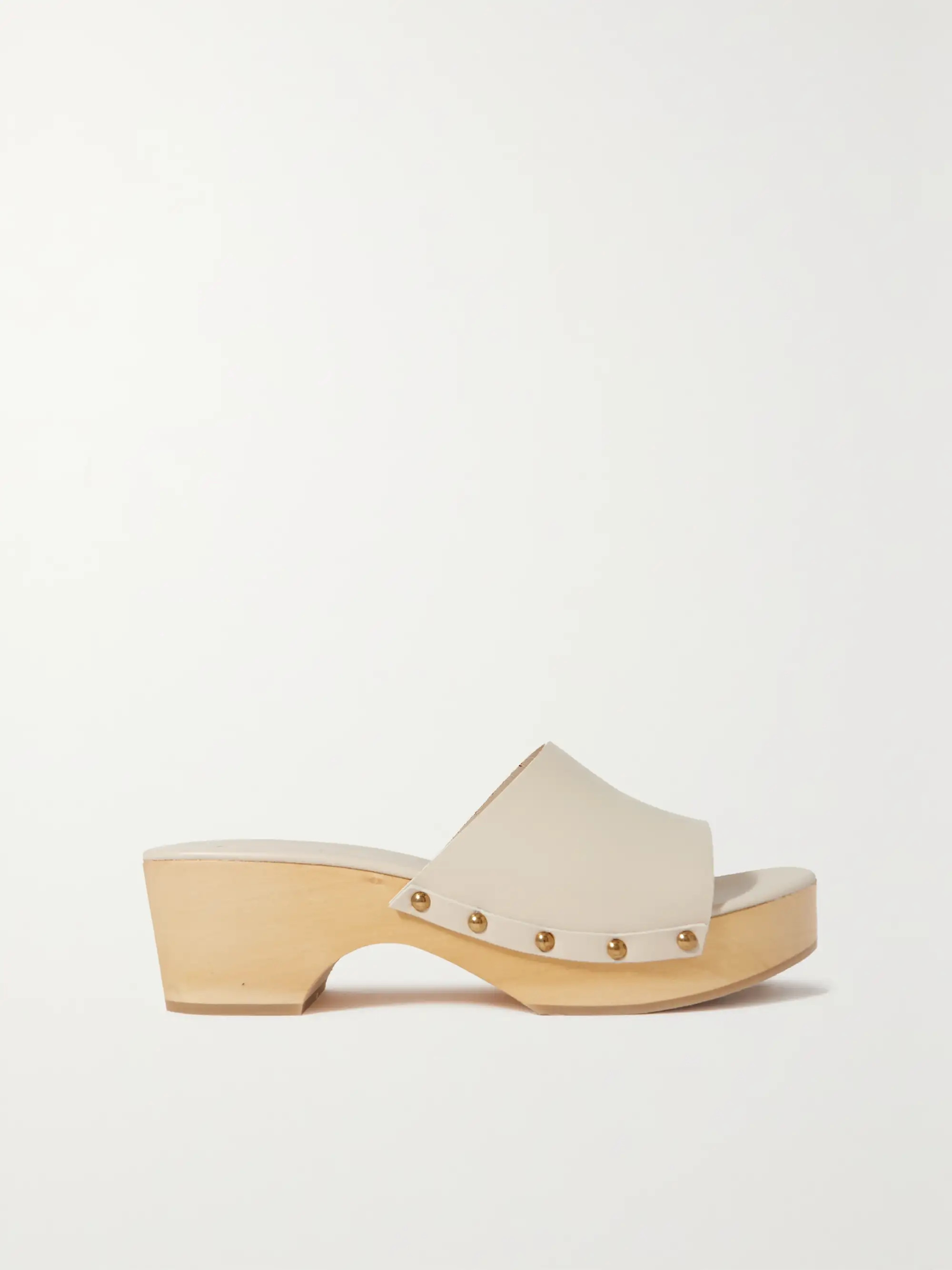 Bobbie studded leather platform clogs | NET-A-PORTER (US)