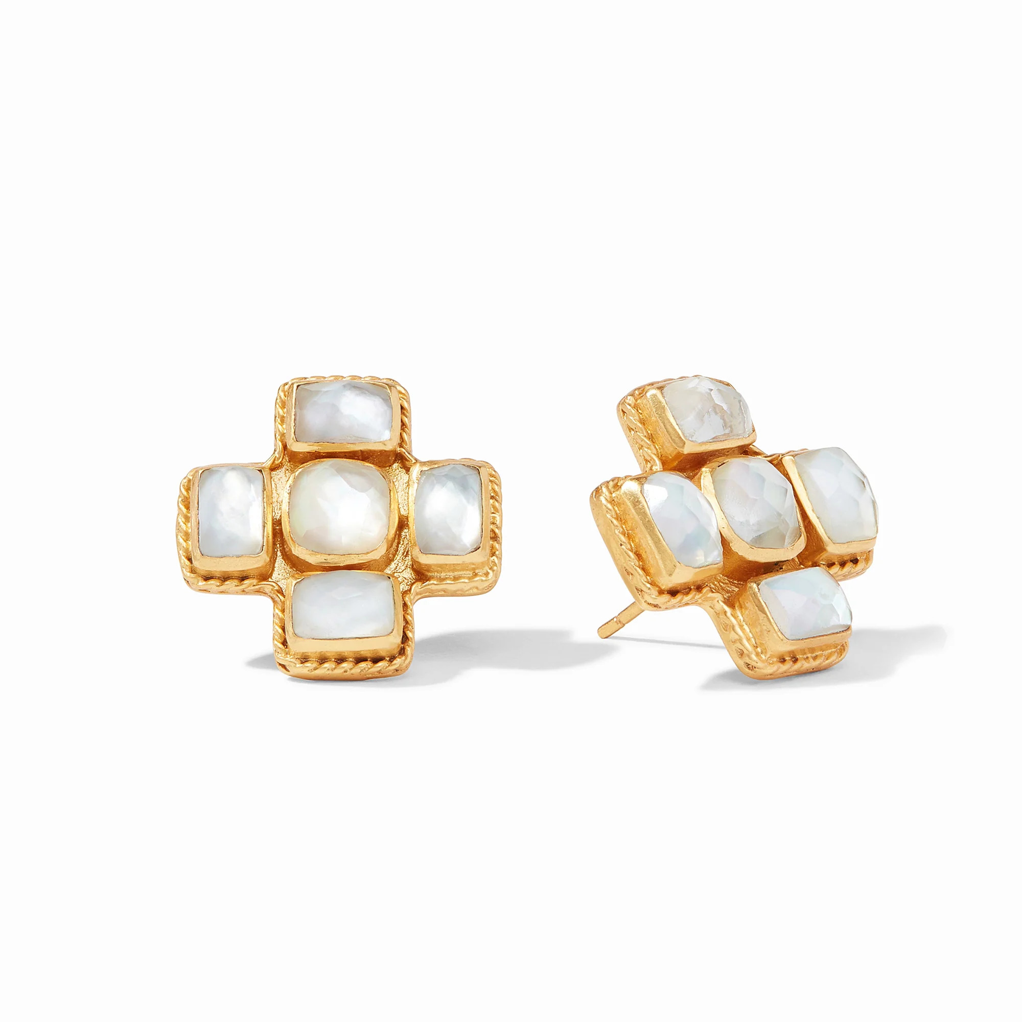 Savoy Gold Gemstones Earrings | Julie Vos | Julie Vos