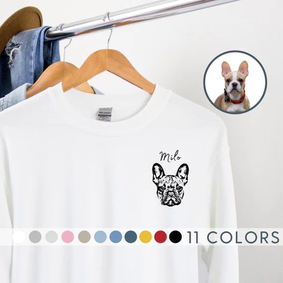Custom Pet Sweater Using Pet Photo  Name Custom Dog Sweater | Etsy | Etsy (US)