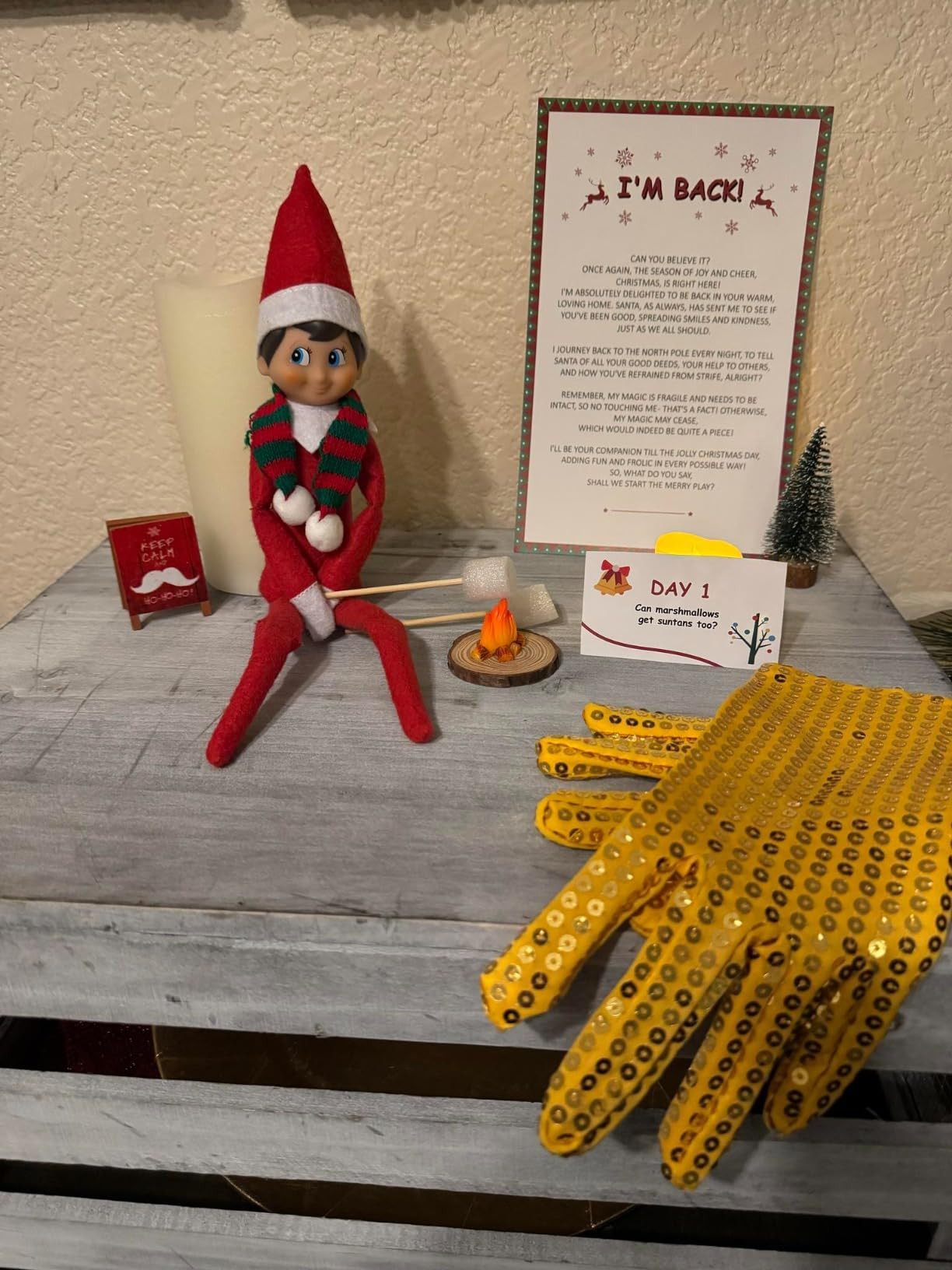 YFOMLLS Elf Kit Accessories 28 Days of Christmas 2025 for Elf Adventure Props & Activity Kits Chr... | Amazon (US)