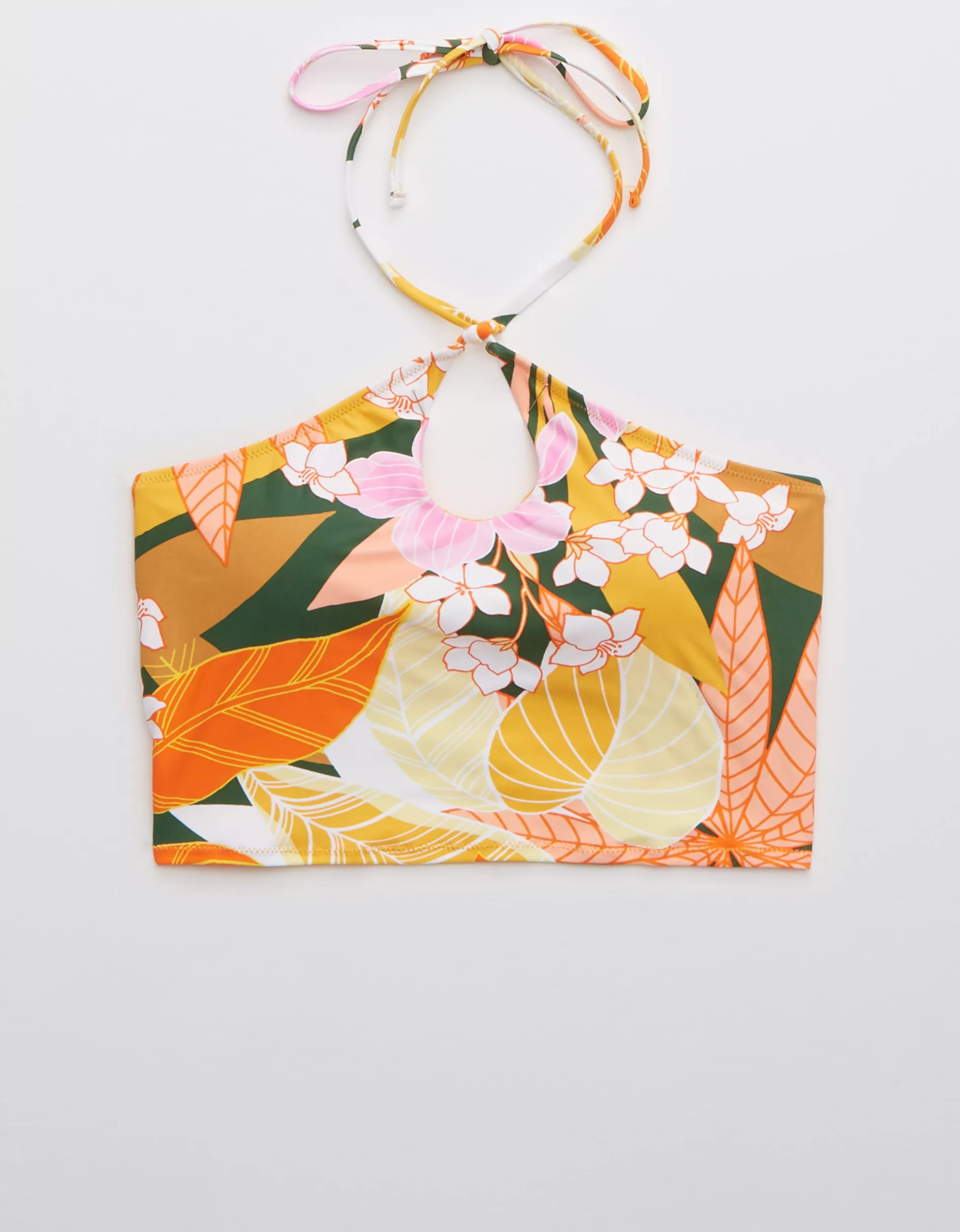 Aerie Longline Halter Bikini Top | American Eagle Outfitters (US & CA)