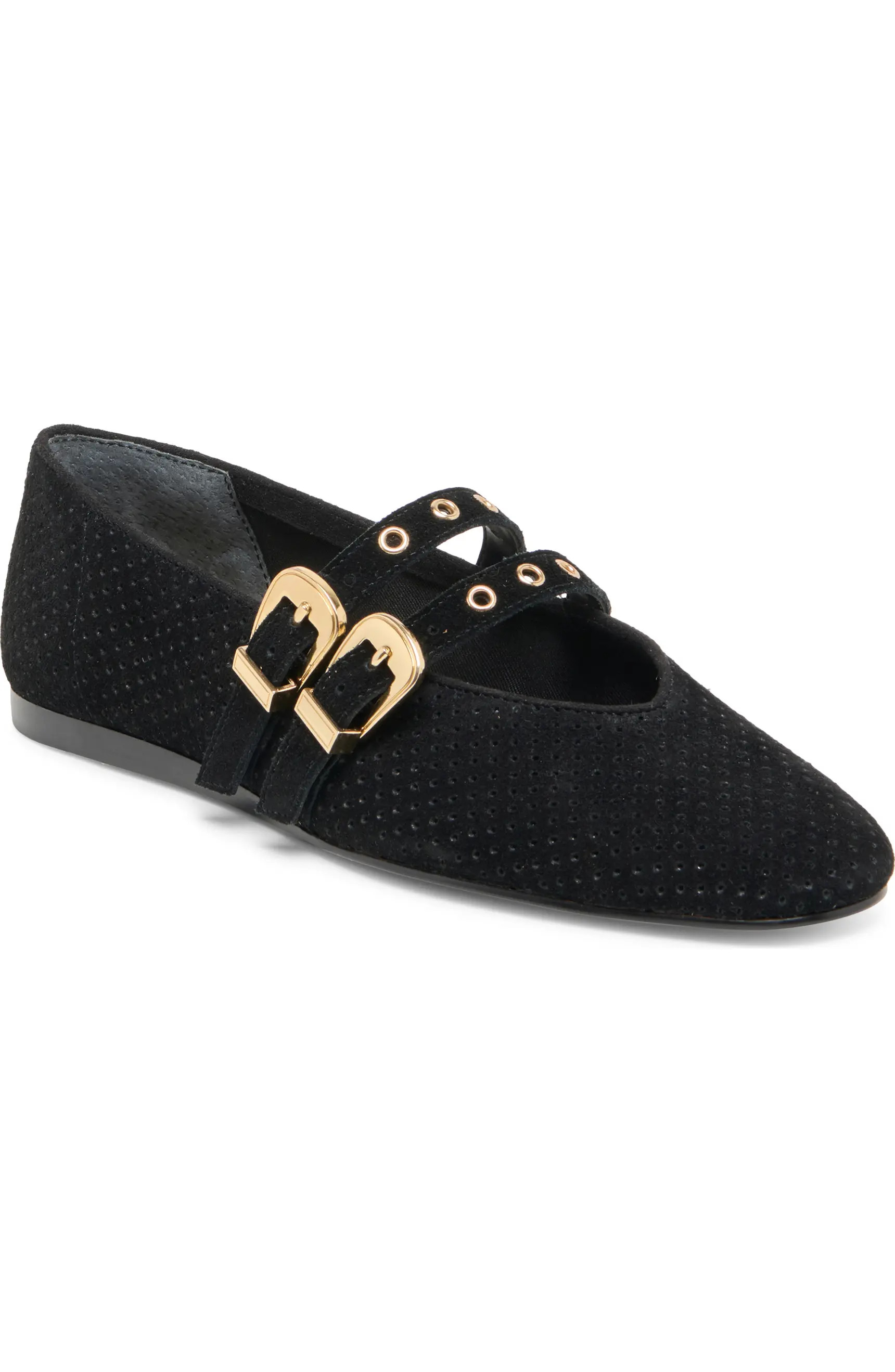 Baylee Grommet Mary Jane Flat (Women) | Nordstrom