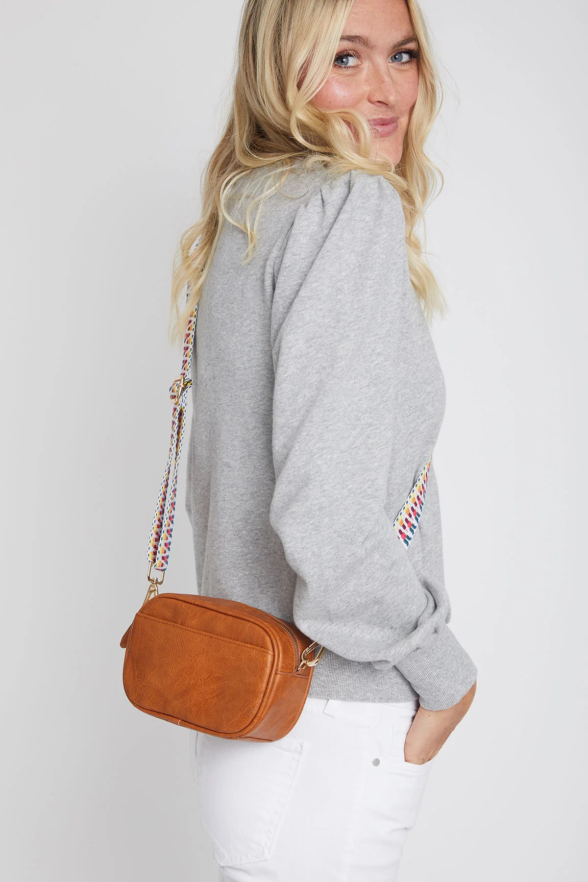 Vegan Leather Camera Bag (Available in Camel, Black and Stone) | Social Threads