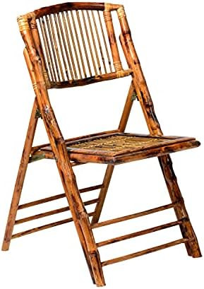 Commercial Seating Products Bamboo Folding Chairs, 1-Pack, Wood | Amazon (US)