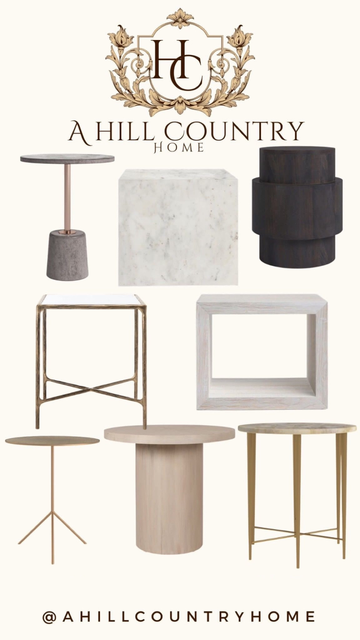 Accent tables! 

Follow me @ahillcountryhome for daily shopping trips and styling tips!

Seasonal, Home, fall, decor, home decor, table, living room, bedroom, ahillcountryhome

#LTKU #LTKSeasonal #LTKhome