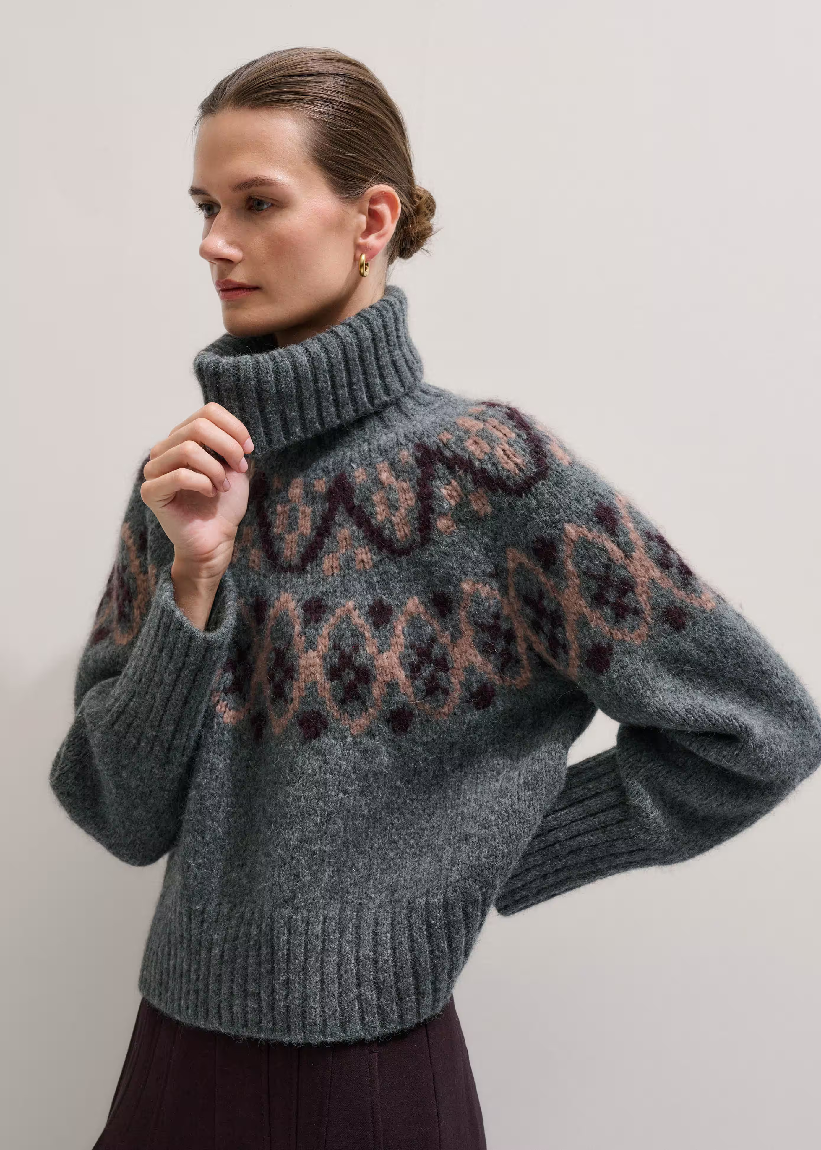 Fair Isle Knit + Snood Alpaca + Merino | ME+EM Global (Excluding US)
