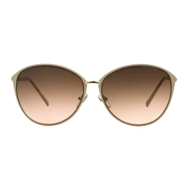 Foster Grant Women's Oversized Fashion Sunglasses Gold | Walmart (US)