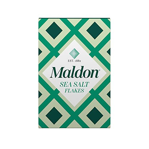 Maldon - Sea Salt Flakes, Unique Pyramid Shaped Salt Flakes, Perfect for a Wide Range of Dishes, Hand-Harvested for Four Generations, 250g Box | Amazon (US)