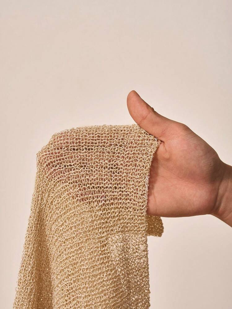 Zivah Sexy Shawl Poncho Versatile Knit Capelet Spaghetti Strap V-Neck Asymmetric Shoulder Design ... | SHEIN