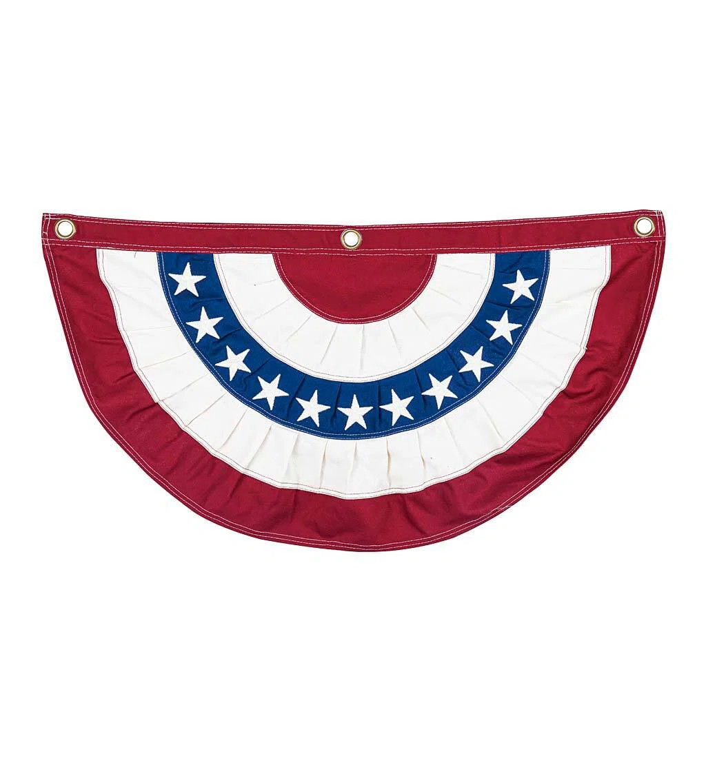 Plow & Hearth Classic American Cotton 0.25 x 17 in. Bunting & Reviews | Wayfair | Wayfair North America