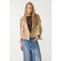 Short flowing trench coat - Women's fashion | Stradivarius United Kingdom | Stradivarius (UK)