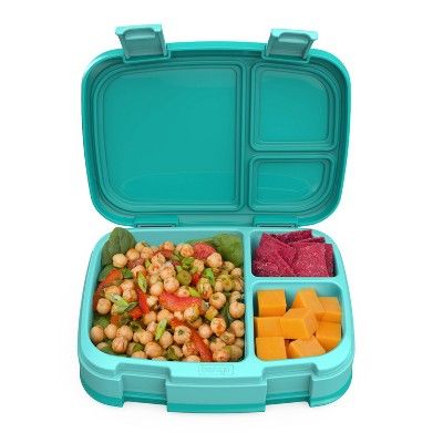 Bentgo Fresh Leakproof Versatile 4 Compartment Bento-Style Lunch Box with Removable Divider - Aqua | Target