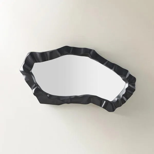 Islay Wall Mirror - Black | Z Gallerie