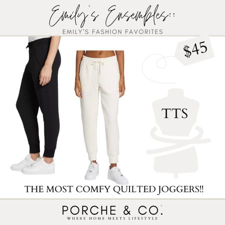 The most comfy affordable quilted joggers! TTS 🤍 Under $50! #joggers #quilted #comfy

#LTKfitness #LTKfindsunder50 #LTKfamily