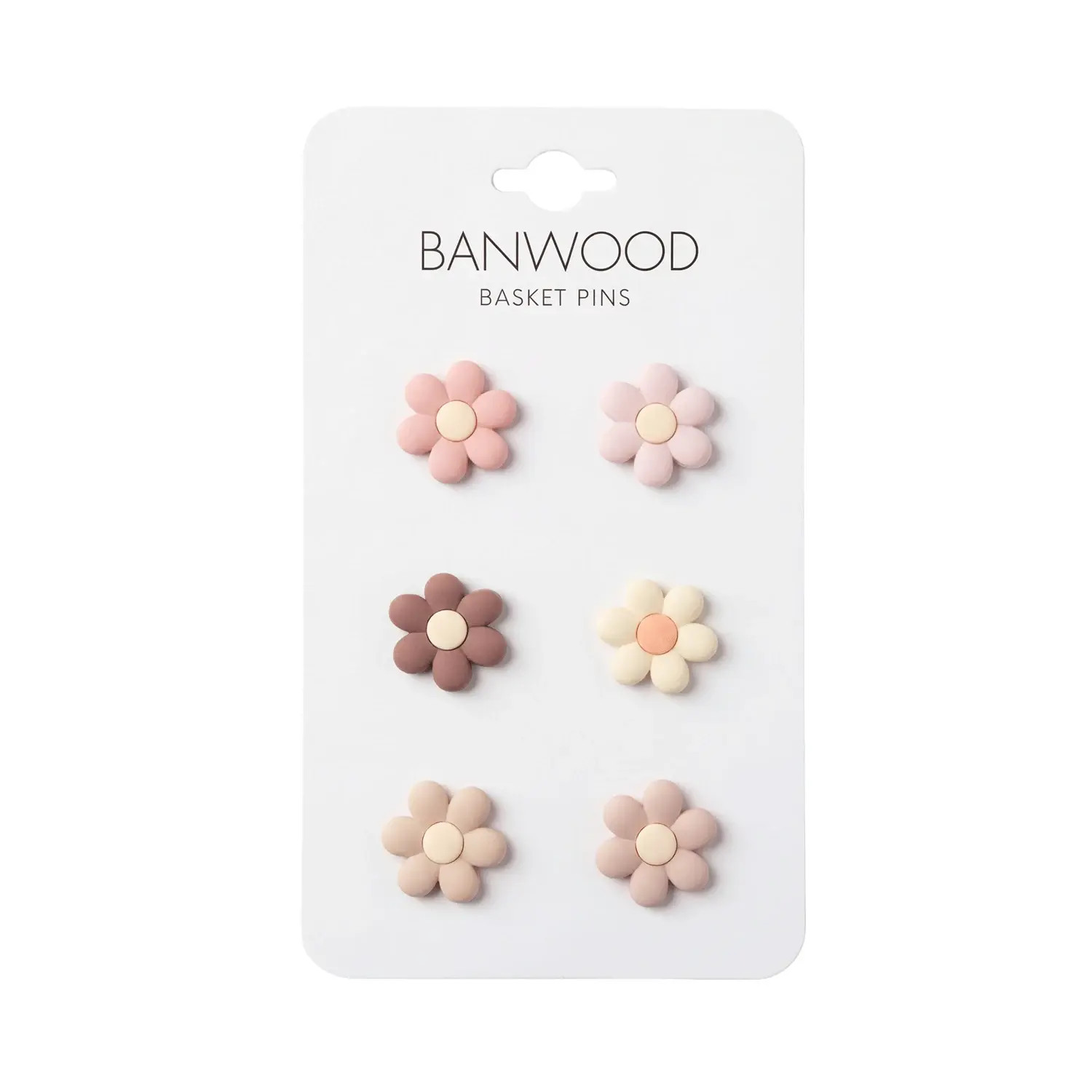 Banwood Basket Pin Flowers - Decorative Kids Bike Basket Accessory Pin | Banwood