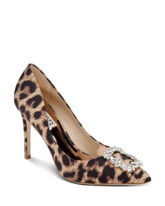 Badgley Mischka Women's Cher Crystal Buckle Pumps  | Bloomingdale's Shoes | Bloomingdale's (US)