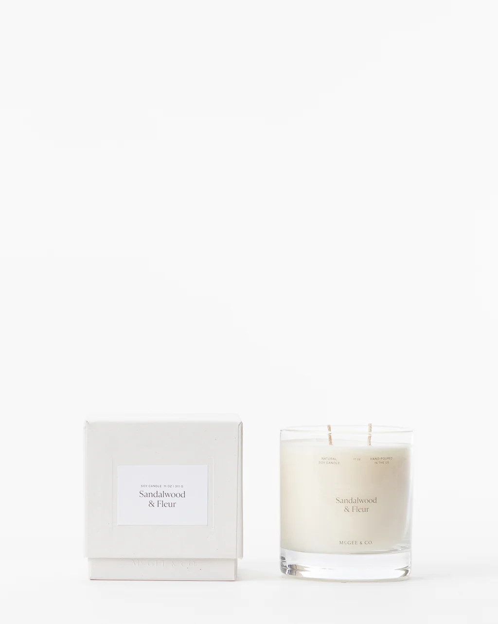 Sandalwood & Fleur Candle | McGee & Co.