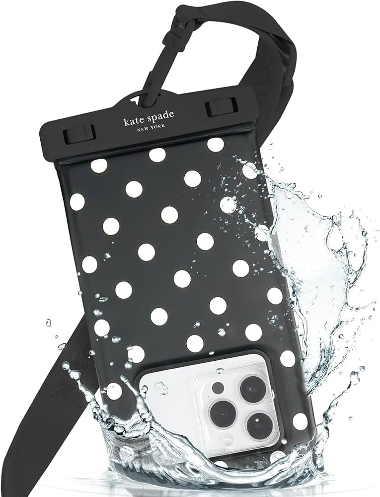 kate spade new york IP68 Floating Waterproof Phone Pouch - Picture Dot | Amazon (US)