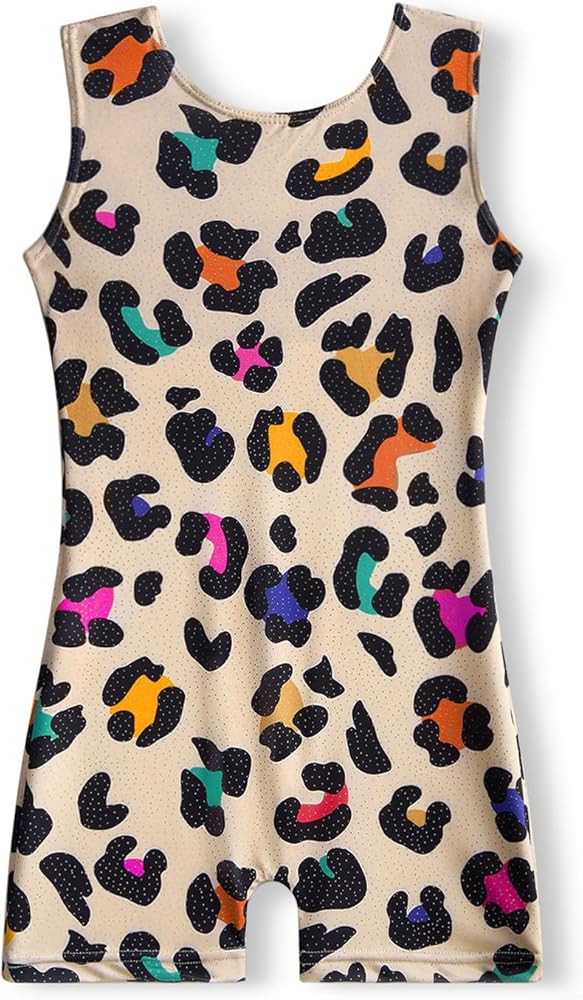 Gymnastics Leotards for Girls 2T 3T 4T 5T 6T 7T 8T Toddler Tumbling Outfit Biketard Unitard with ... | Amazon (US)