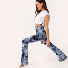 Wide Waist Tie Dye Pants | SHEIN