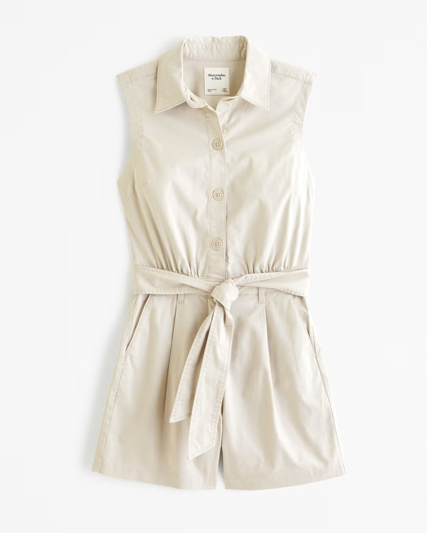 Women's Utility Romper | Women's Dresses & Jumpsuits | Abercrombie.com | Abercrombie & Fitch (US)