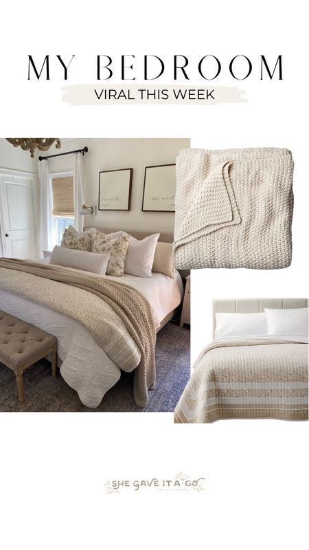 my bedroom vital items this week/ target chunky knit blanket/ target quilt

#LTKGiftGuide #LTKhome #LTKstyletip