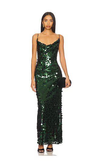 Winifred Maxi Dress in Emerald | Revolve Clothing (Global)