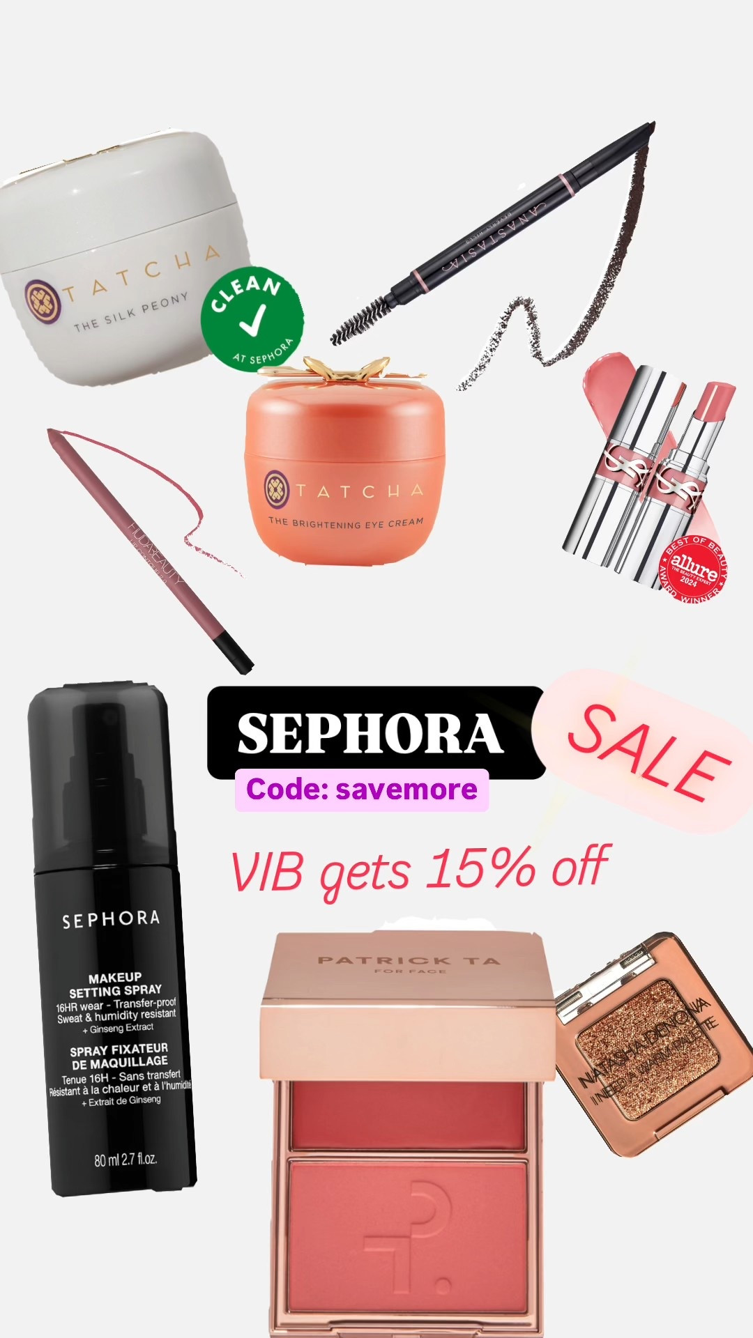 Restocked my favs on sale at Sephora and bought a few newbies to try🩷🩷🩷🩷

#sephorasale #beautyfavorites 

#LTKBeauty #LTKU