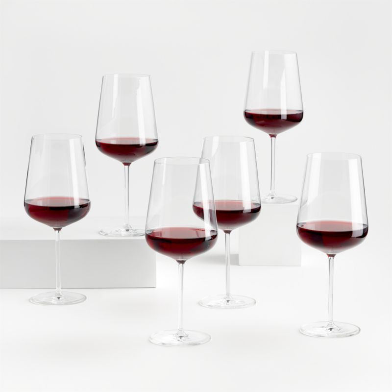 Vervino 25-Oz. Red Wine Glasses, Set of 6 + Reviews | Crate & Barrel | Crate & Barrel