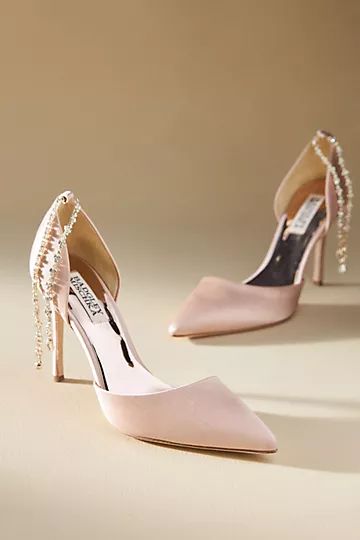 Badgley Mischka Tierra Satin Heel | Anthropologie (US)