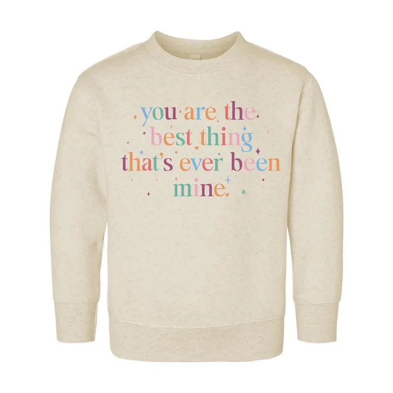 You Are the Best Thing That's Ever Been Mine Baby Bodysuit, Baby Shirt, Trendy Newborn Toddler Sw... | Etsy (US)