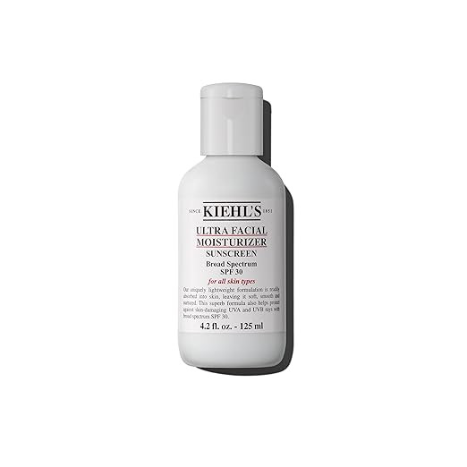 Kiehl's Ultra Facial Moisturizer with SPF 30, Hydrating Face Cream for All Skin Types, UVA & UVB ... | Amazon (US)