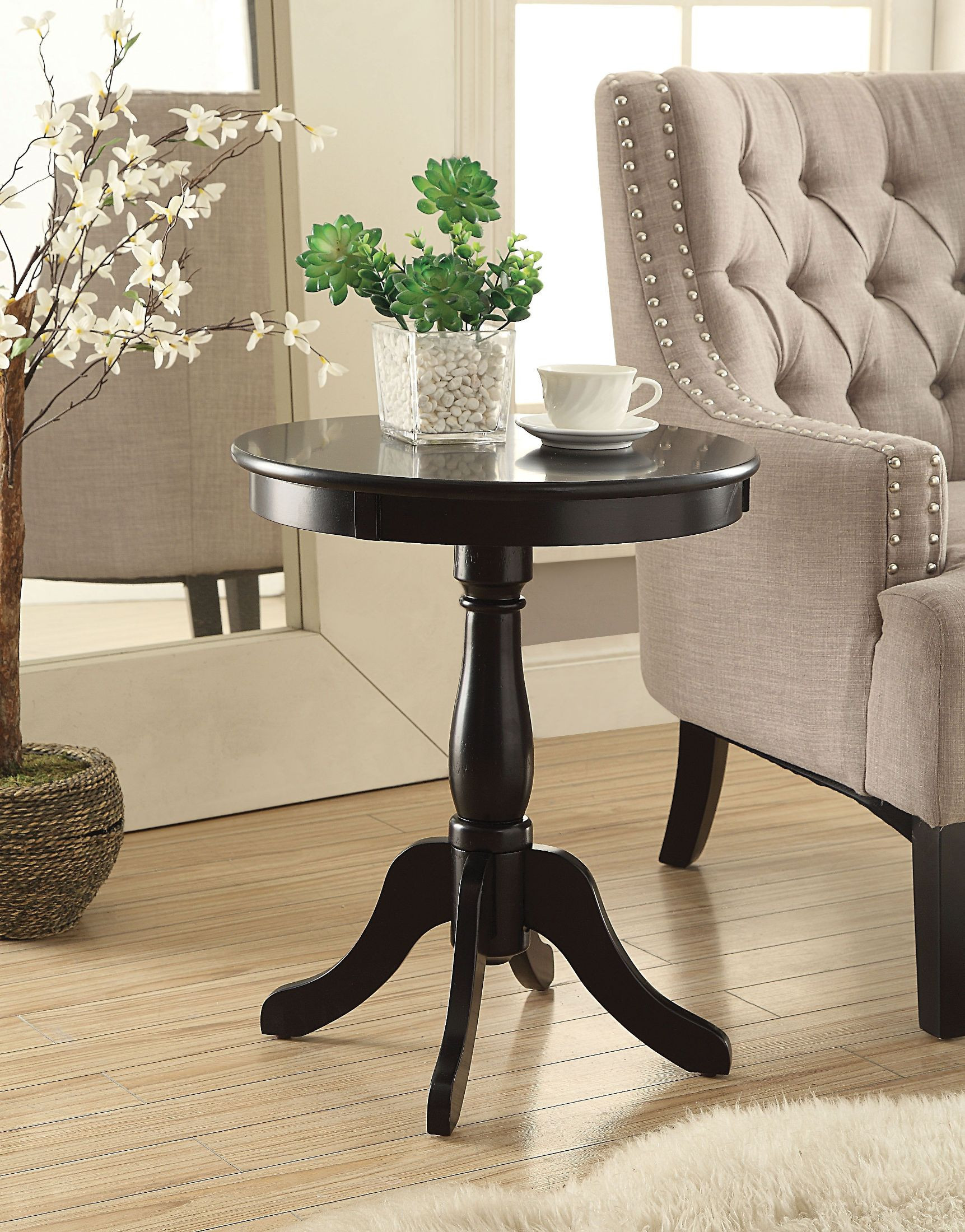 Alger Black Side Table | 1stopbedrooms