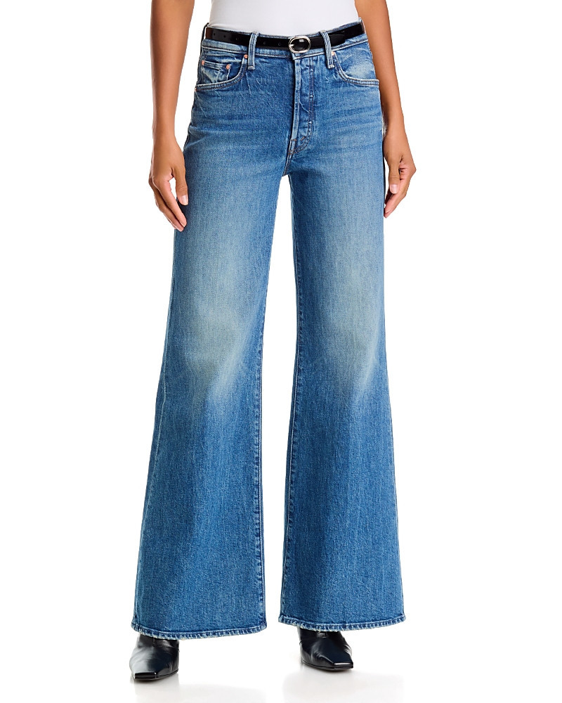 Mother The Tomcat Roller Sneak Wide Leg Jeans in On A Roll | Bloomingdale's (US)