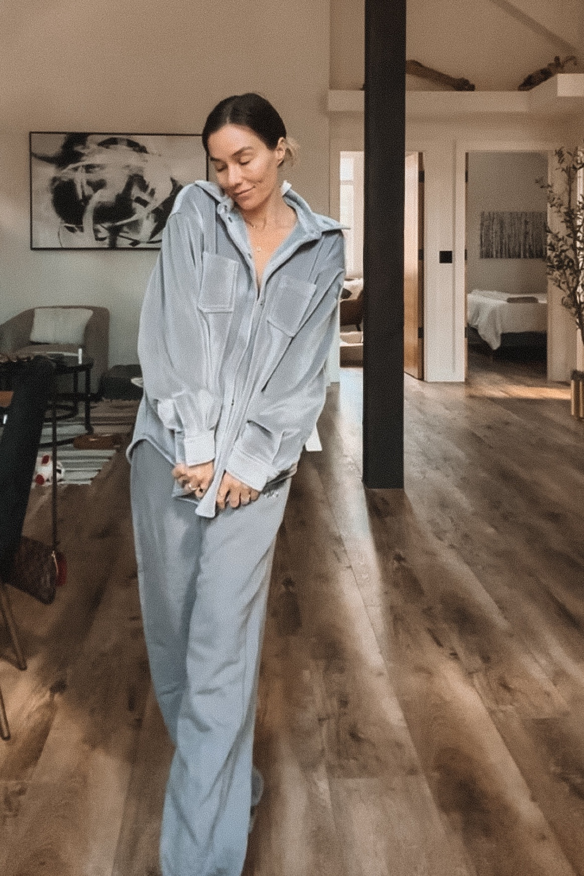 Serious question: when you get new cozy sweats do you live in them daily? 
These Alo Yoga sweats are the SOFTEST things to grace my body, I swear.
I’m never taking this shacket off. 
Like, ever 🤤

#LTKstyletip #LTKGiftGuide #LTKfitness