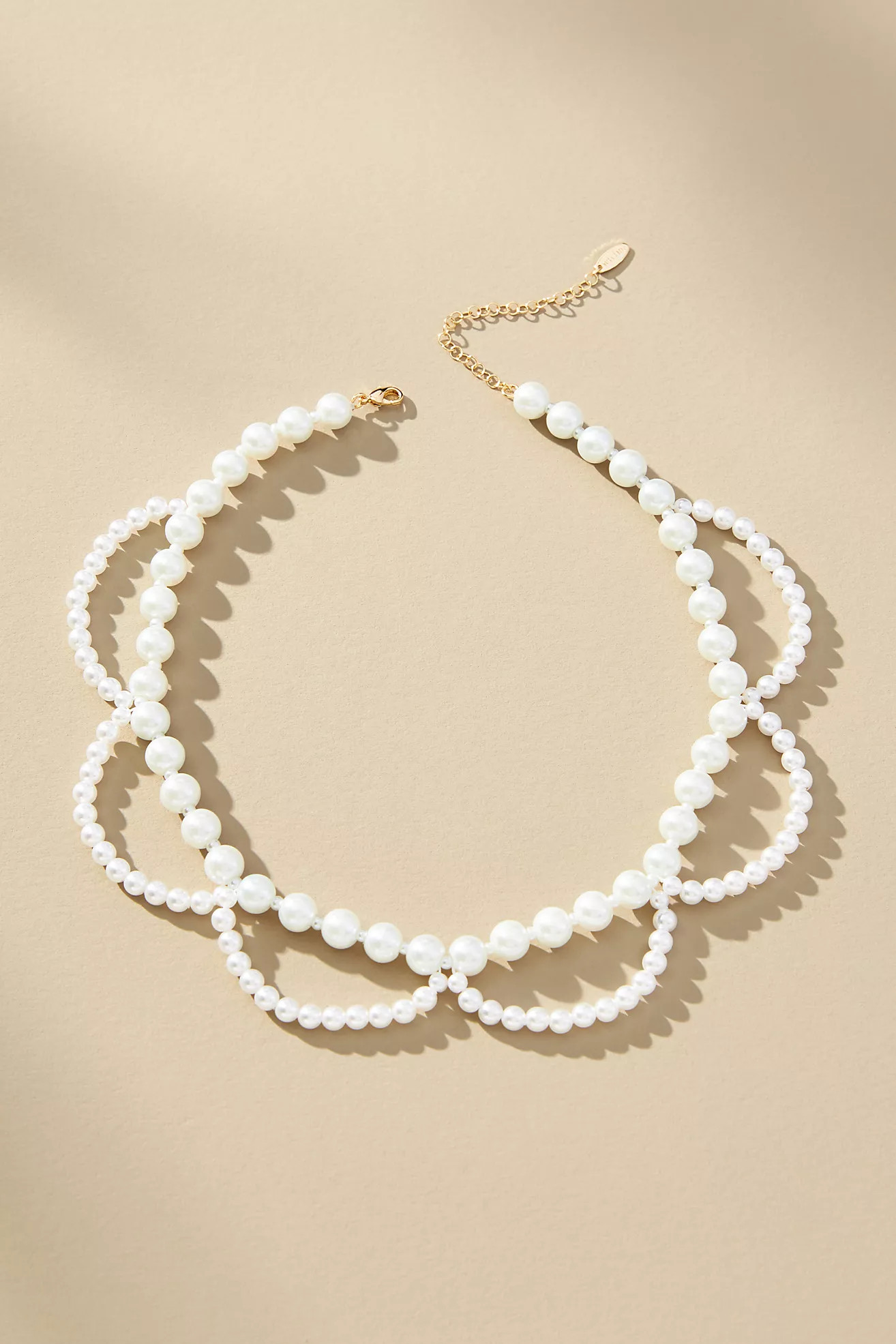 Scalloped Pearl Collar Necklace | Anthropologie (US)