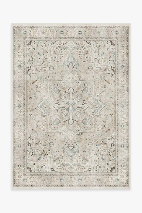 Kamran Ivory Opal Rug | Ruggable