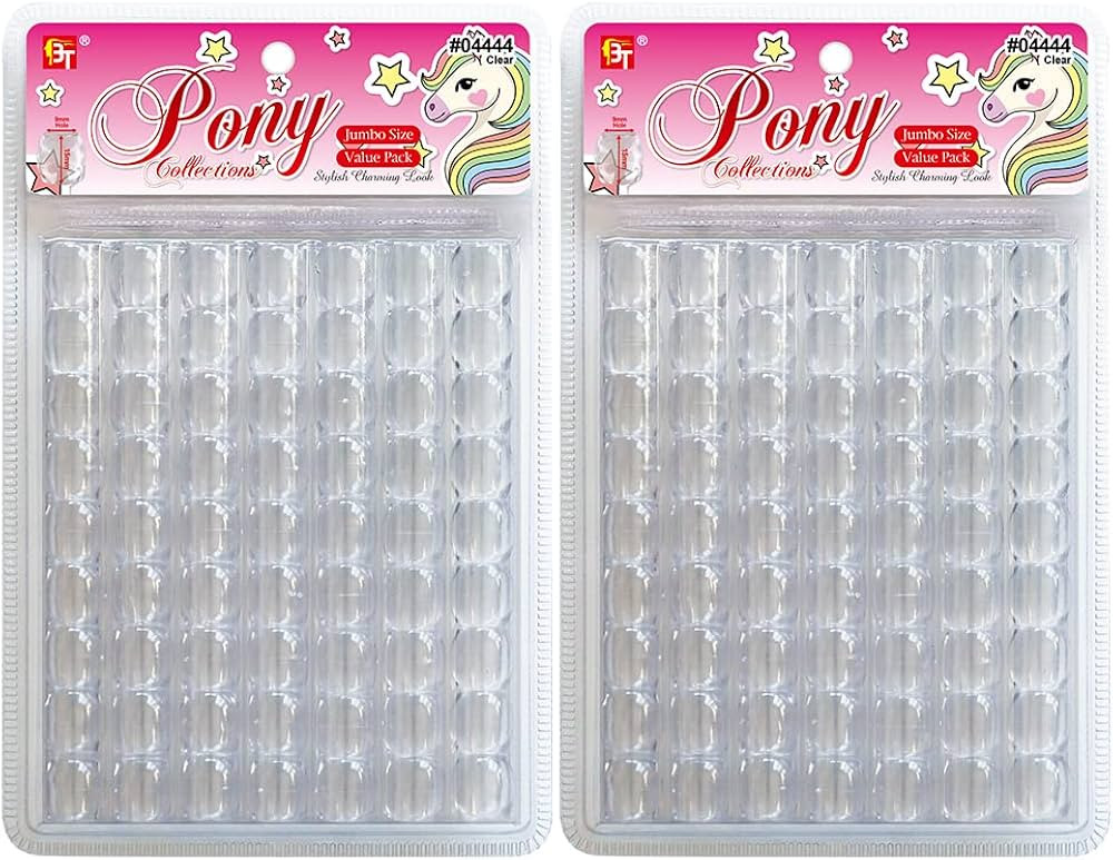 126 Pcs Beads Jewelry Making Kit DIY Hair Braiding Bracelet Ornaments Crafts Jumbo Round Pony (Cl... | Amazon (US)