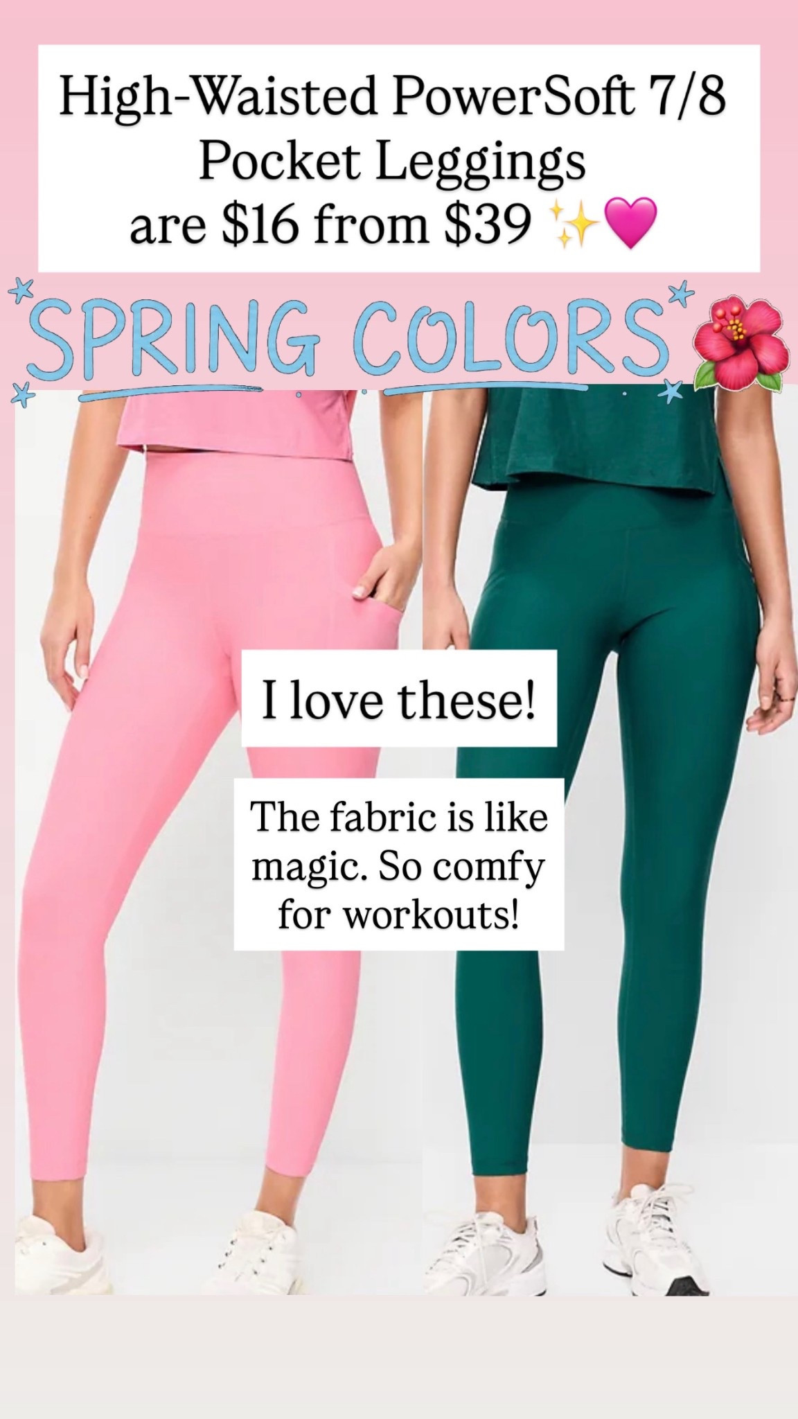 High-Waisted PowerSoft 7/8 Pocket Leggings are $16

#LTKSaleAlert #LTKActive