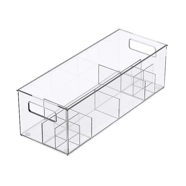 Everything Organizer Large Divided Bin | The Container Store