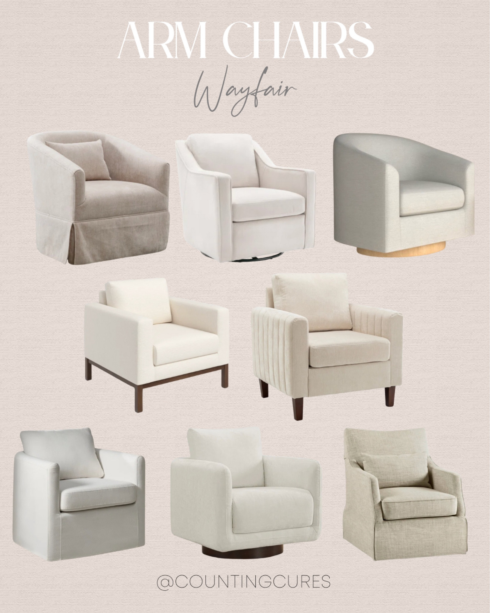 Sink into comfort with these luxurious armchairs from Wayfair! They're the perfect spot to just relax or curl up with a good book.
#secondaryseating #minimalistfurniture #loungearea #interiordesign

#LTKHome #LTKStyleTip #LTKSeasonal
