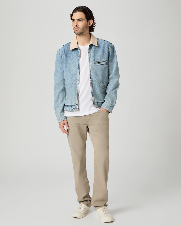 Laughlin Denim Zip Up Jacket | Paige
